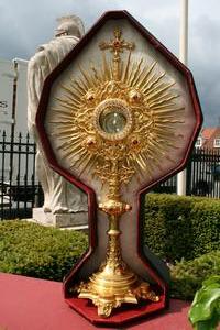 Monstrance BRASS , France 19th century