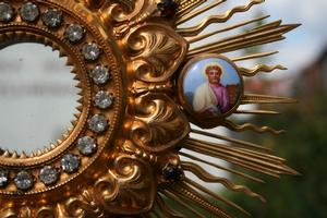 Monstrance en BRASS , France 19th century