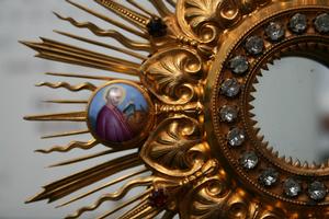 Monstrance en BRASS , France 19th century