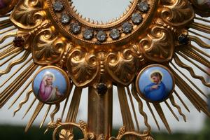 Monstrance en BRASS , France 19th century