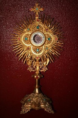 Monstrance en BRASS , France 19th century