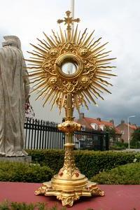 Monstrance BRASS , France 19th century