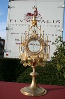 Monstrance en BRASS , Belgium 19th century