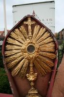 Monstrance en BRASS , France 19th century