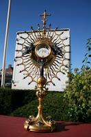 Monstrance en BRASS / SILVER, France 19th century