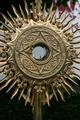 Monstrance en BRASS / ENAMEL, France 19th century