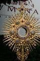 Monstrance en BRASS / ENAMEL, France 19th century