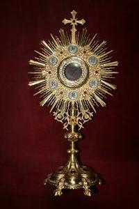 Monstrance en BRASS , France 19th century