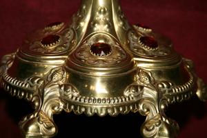 Monstrance en BRASS , France 19th century