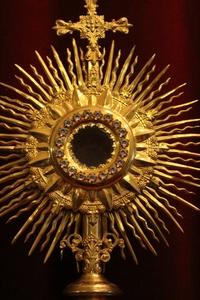 Monstrance en Bras / Gilt , France 19th century