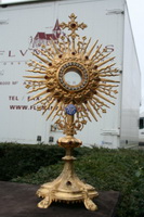 Monstrance en BRASS , France 19th century