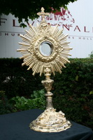 Monstrance en BRASS, France 19th century