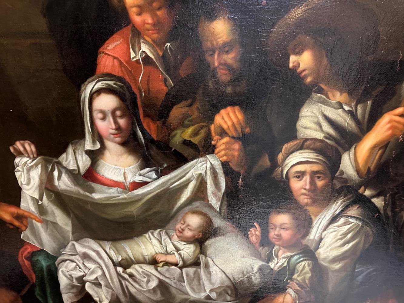 1  Monumental Flemish Masterwork / Adoration Of The Shepherds Expected !