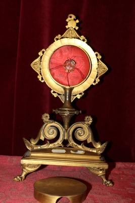 Multi Reliquary en Bronze / Gilt, France 19th century