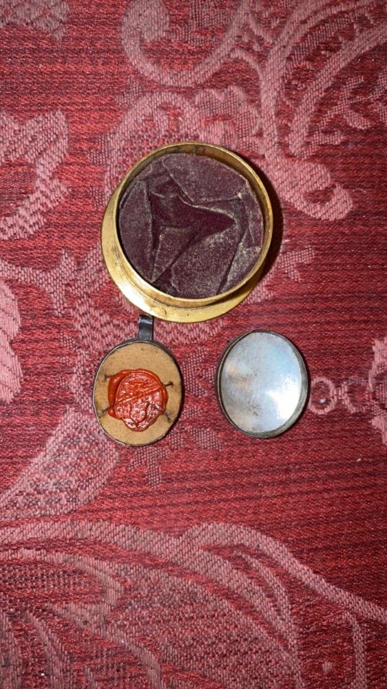 1 Napoleon III Reliquary - Relic True Cross With Original Document