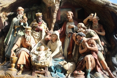 Nativity Scene Signed : 