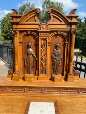 Altar style Neo Classicistic en Oak wood, Netherlands  19 th century