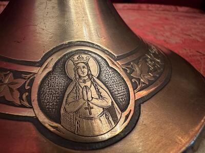 Ciborium style Neo Classicistic en Full - Silver / Silver Marks Present, Belgium  19 th century