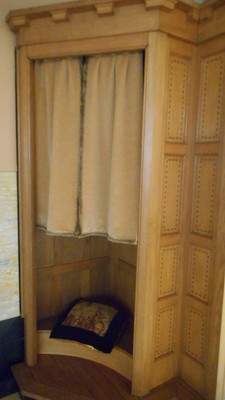 Confessional  style Neo Classicistic en Wood, Belgium 20th Century