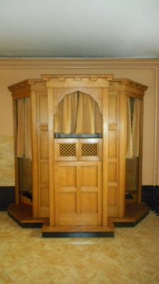 Confessional  style Neo Classicistic en Wood, Belgium 20th Century