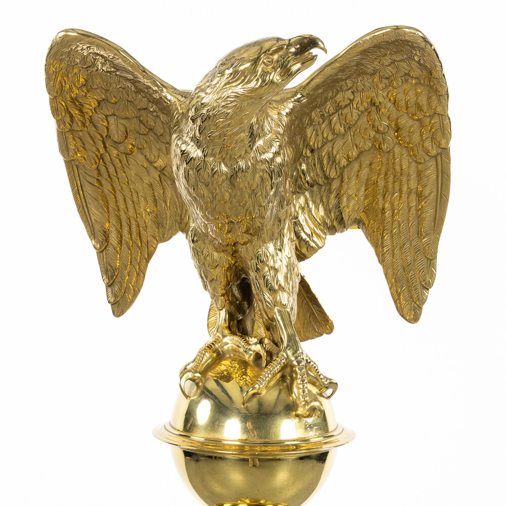 1 Neo Classicistic Eagle Lectern Inscription : 'To The Glory Of God. Presented By The Members Of St. Mary'S Men'S And Woman'S Bible Classes, Easter 1905.'