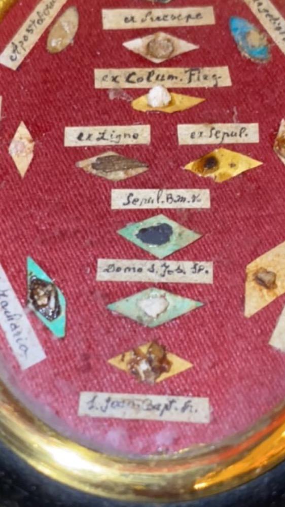 1 Neo Classicistic Important Multi  - Reliquary Relic Of The True Cross & More