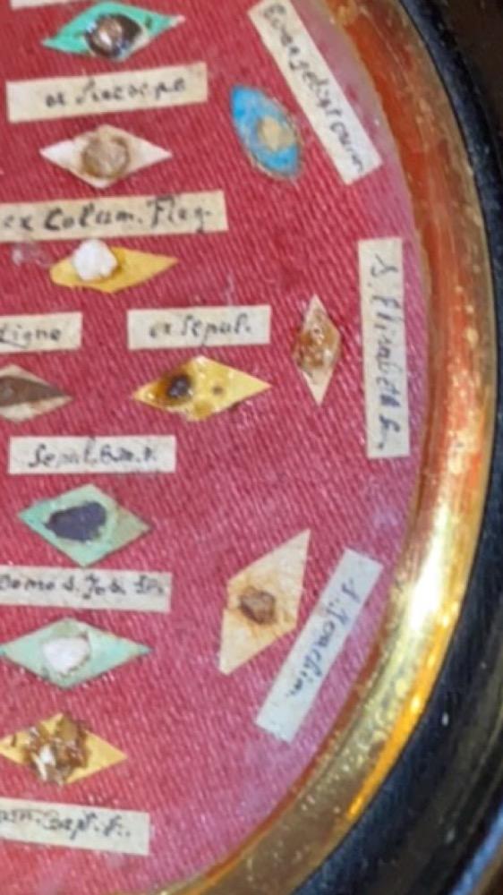 1 Neo Classicistic Important Multi  - Reliquary Relic Of The True Cross & More