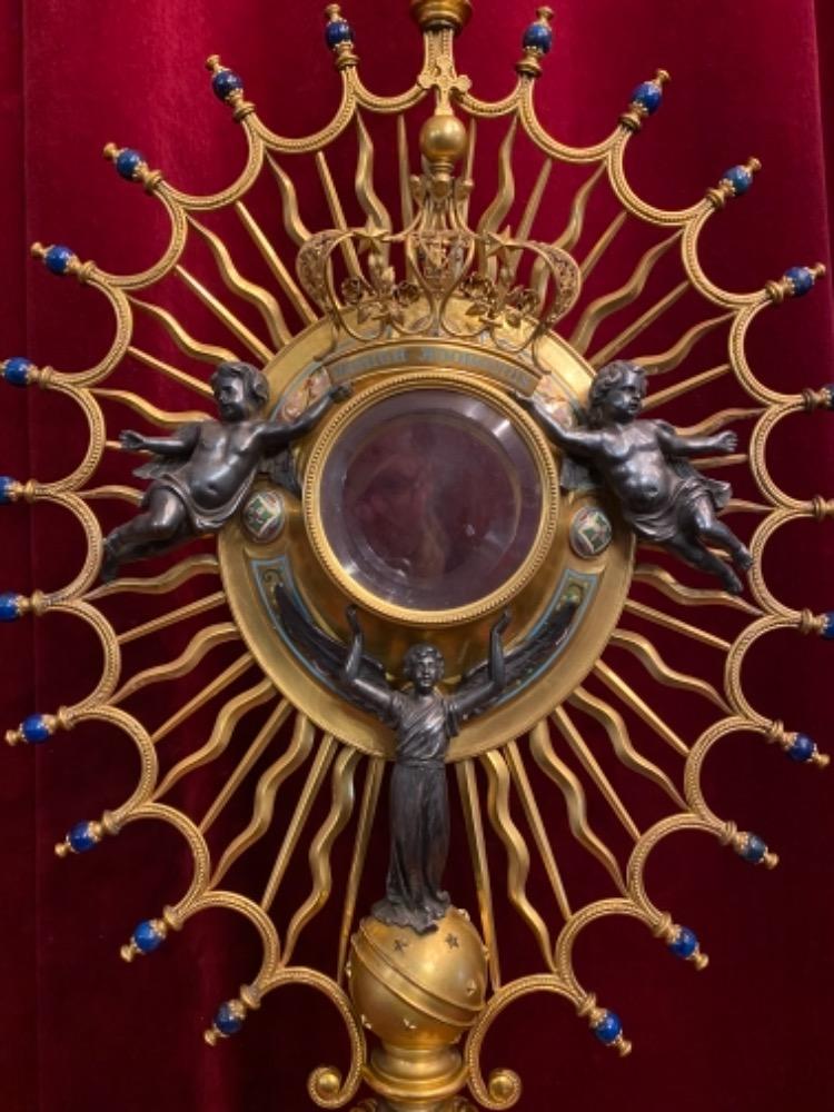1 NEO-CLASSICISTIC Monstrance In Special Design