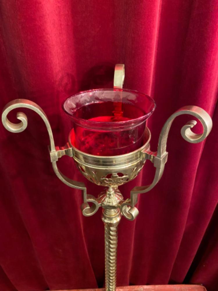 1 Neo Classicistic Standing Sanctuary Lamp Adjustable