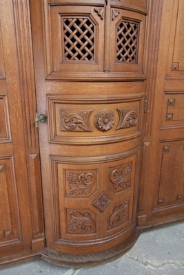 Confessional  style NEO-CLASSICISTIC-STYLE en Oak wood, France