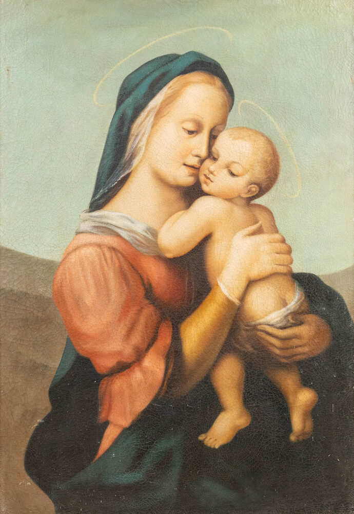1  Painting After : Rafael, 'Tempi Madonna'
