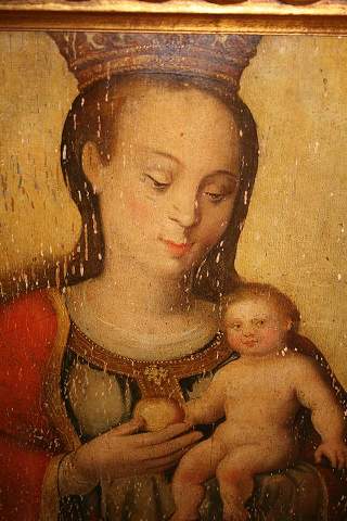 1  Painting Madonna With Child