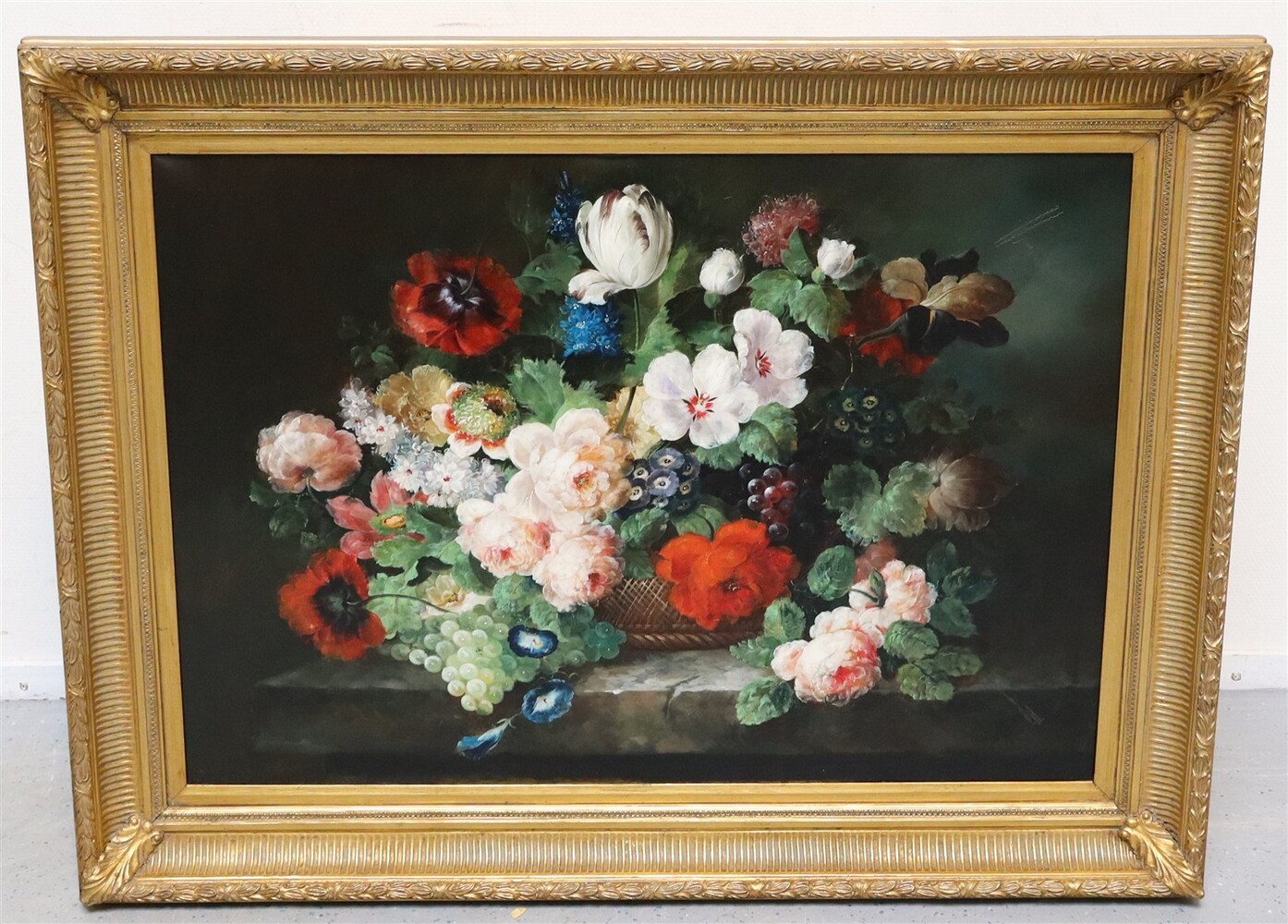 1  Painting Signed: Henri H.D.V.De Vooght