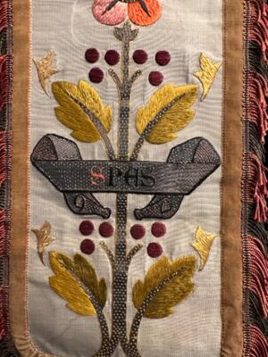 Procession Banner en Fabrics, Belgium  19 th century