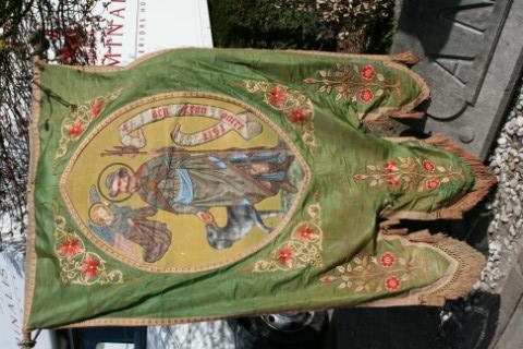 1  Procession – Banner , Hand-Embroided / Hand-Painted