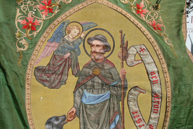 1  Procession – Banner , Hand-Embroided / Hand-Painted