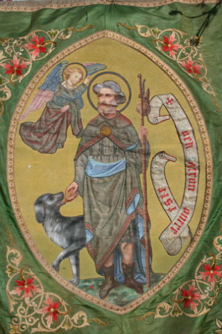 1  Procession – Banner , Hand-Embroided / Hand-Painted