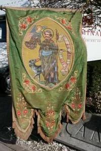 Procession – Banner , Hand-Embroided / Hand-Painted