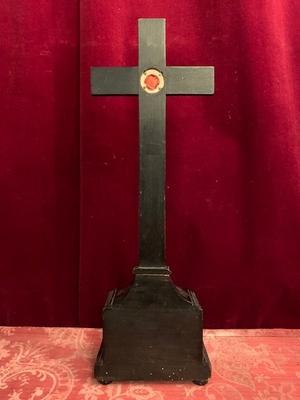 Relic Of The True Cross  en Wood / Silver, Belgium 19th century