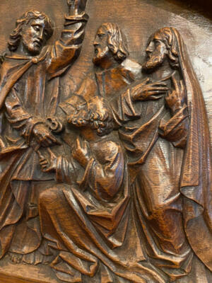 Relief  en Wood, Netherlands  19 th century