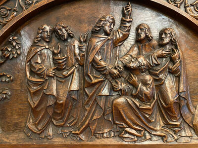 Relief  en Wood, Netherlands  19 th century