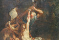Religious Painting Belgium 19th century