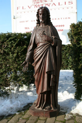 Religious Statue en CAST IRON, France 19th century