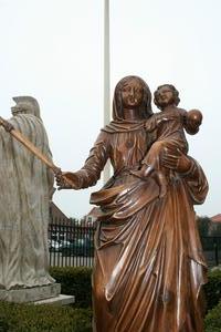 Religious Statue en wood , France 19th century