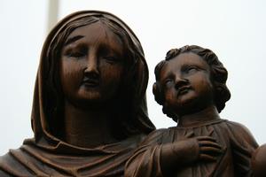 Religious Statue en wood , France 19th century