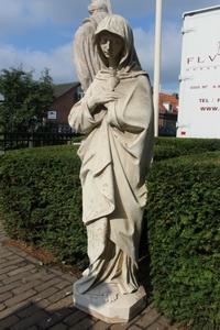 Religious Statue en Terra-Cotta, France 19th century