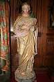 Religious Statue en Terra-Cotta polychrome, france 19th century