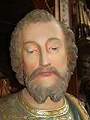 Religious Statue St. Joseph en PLASTER POLYCHROME, France 19th century