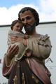 Religious Statue St. Joseph en PLASTER POLYCHROME, France 19th century