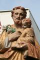 Religious Statue St. Joseph en Terra-Cotta, France 19th century